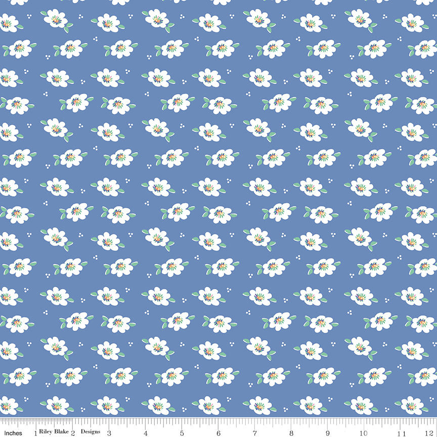 Always in Season - Lazy Daisy Blueberry - C15107-BLUEBERRY