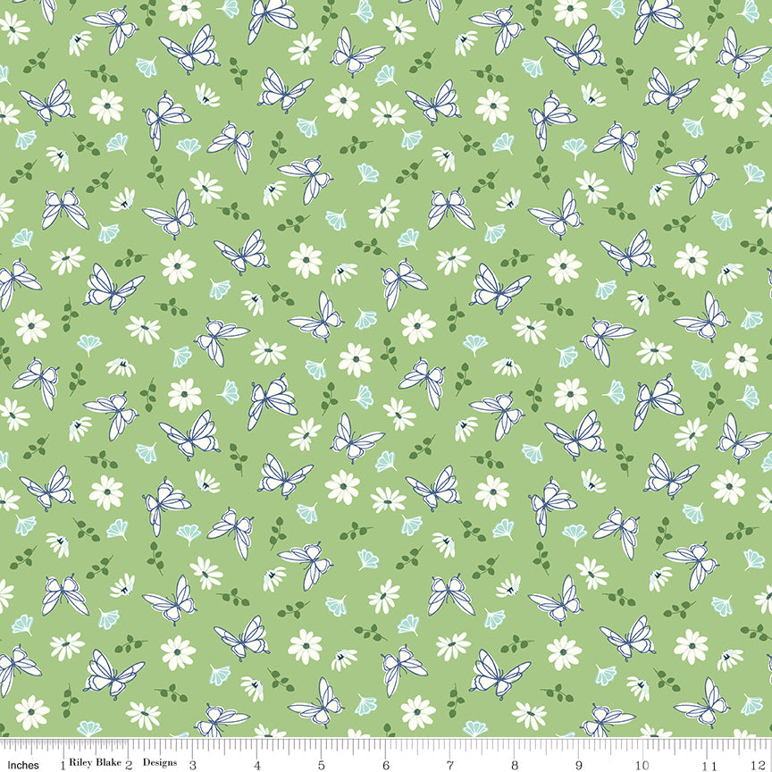 Melody - Flutter Flora Grass - C15143-GRASS