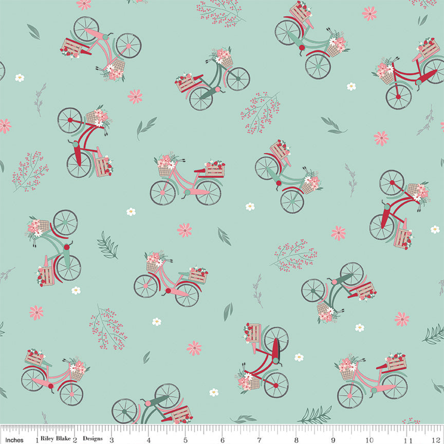 Berry Market - Bicycles Mint - C15741-MINT