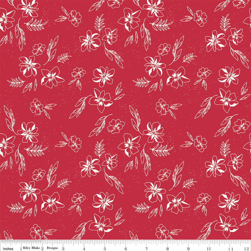 Berry Market - Sketches Red - C15743-RED