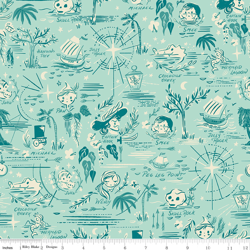 Forever Neverland - Neverland Map Songbird - C15902-SONGBIRD