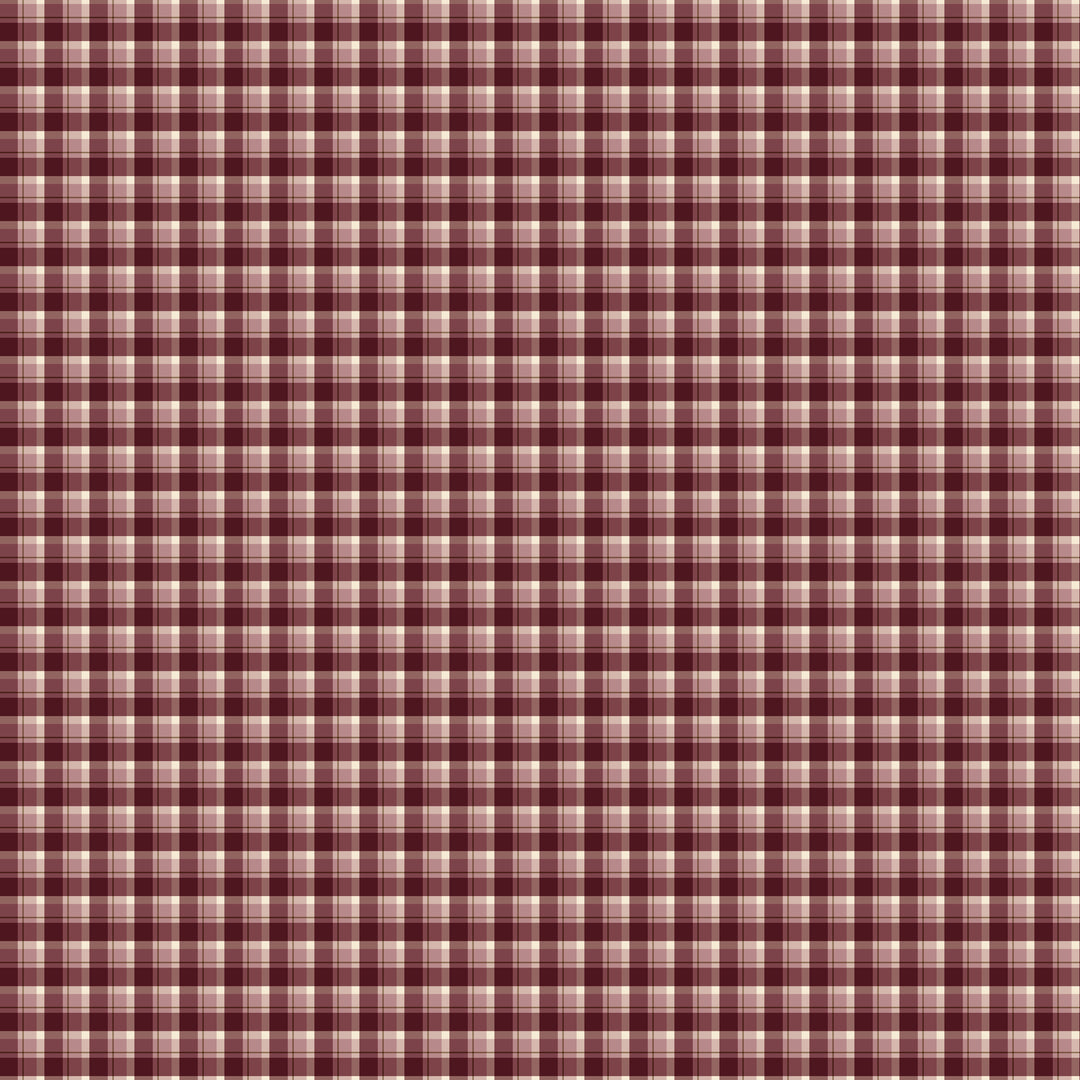Plaid pattern with purple and white squares
