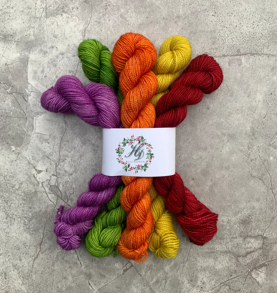 Snarly Skein Minis - Pine Twist