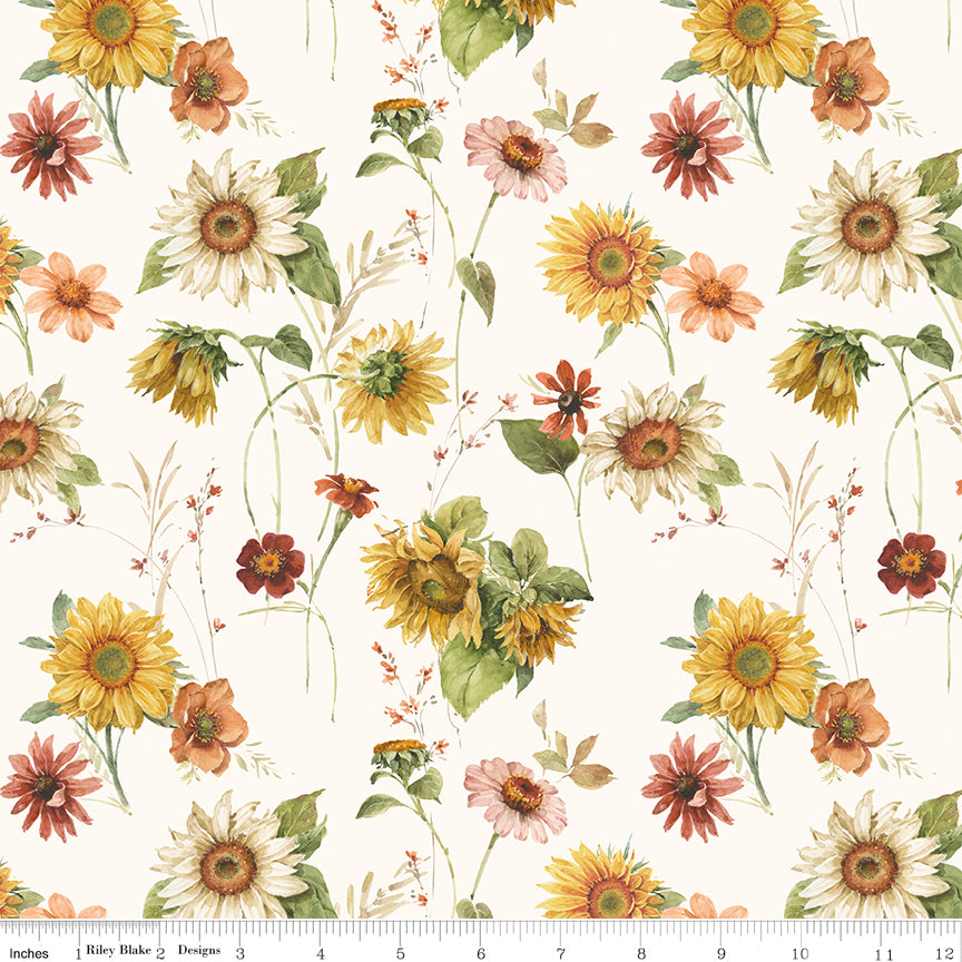 Sunflower Whispers - Sunflowers Cream - CD16670-CREAM
