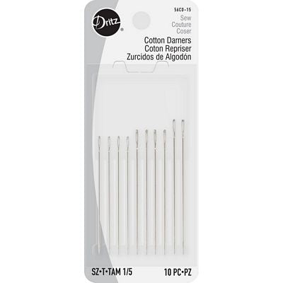 white card package of 10 needles