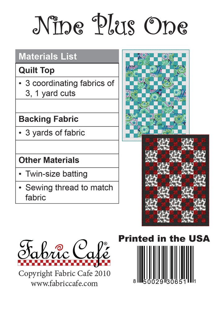 Nine Plus One Pattern - FC091026-01