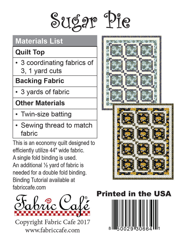 Sugar Pie Individual Pattern - FC091722-01