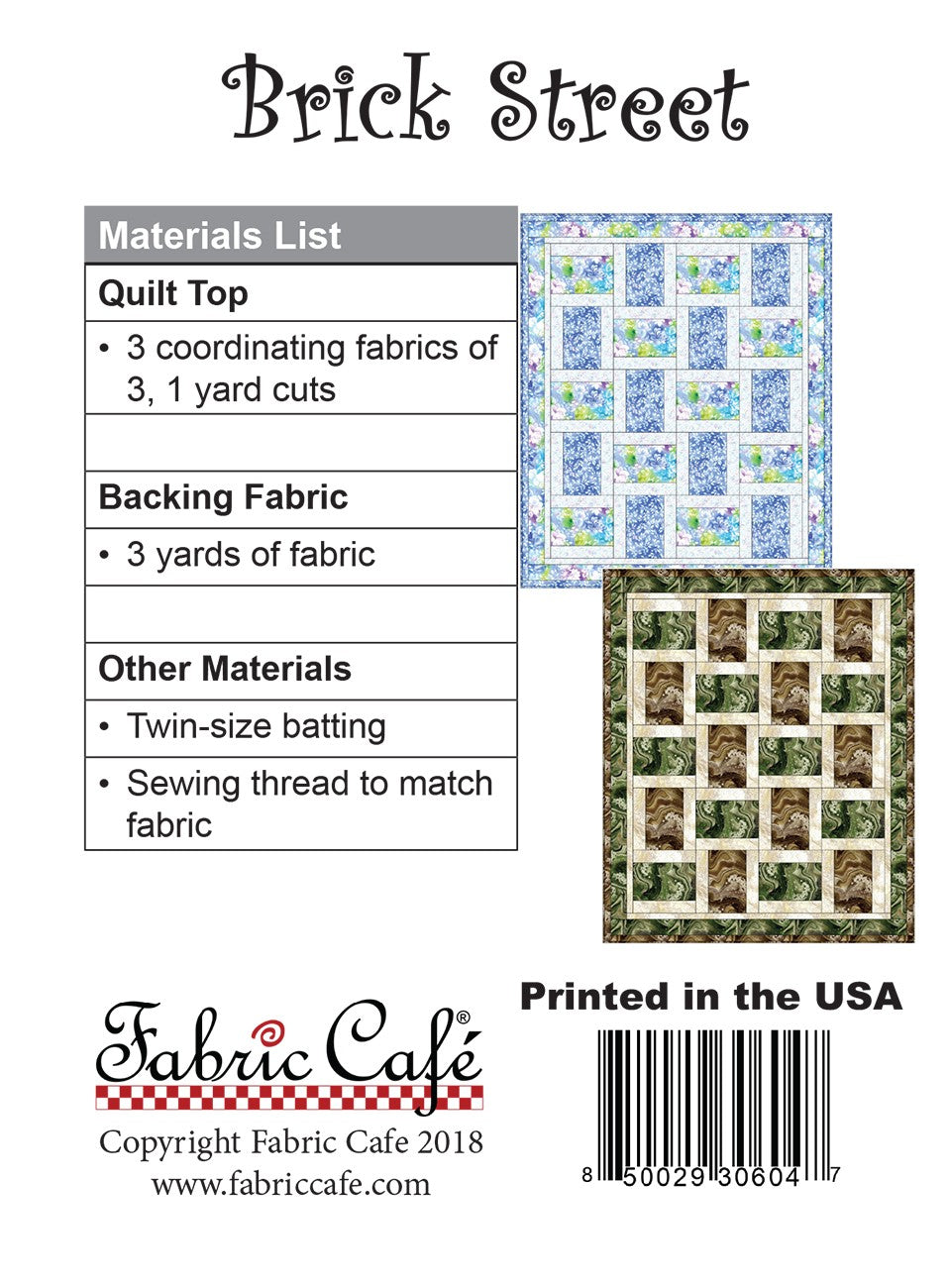 Brick Street Pattern - FC092123-01
