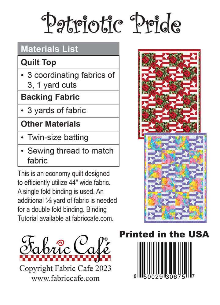 Patriotic Pride Individual Pattern - FC092321-01