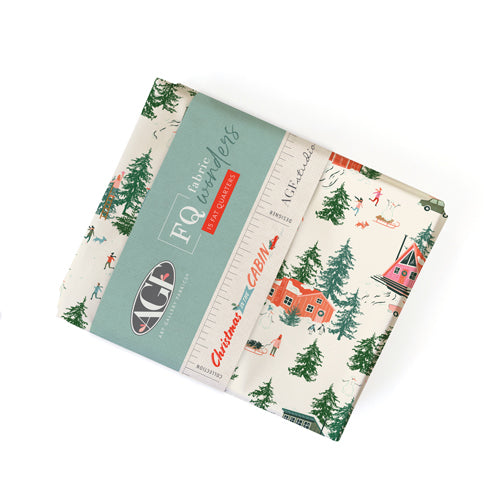 Christmas in the Cabin Fat Quarter Bundle - Fabric Wonders - FQWCCA