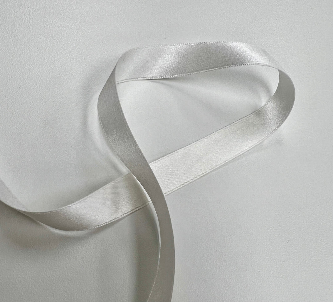 Double Faced Silk Satin Ribbon - 12mm - #1