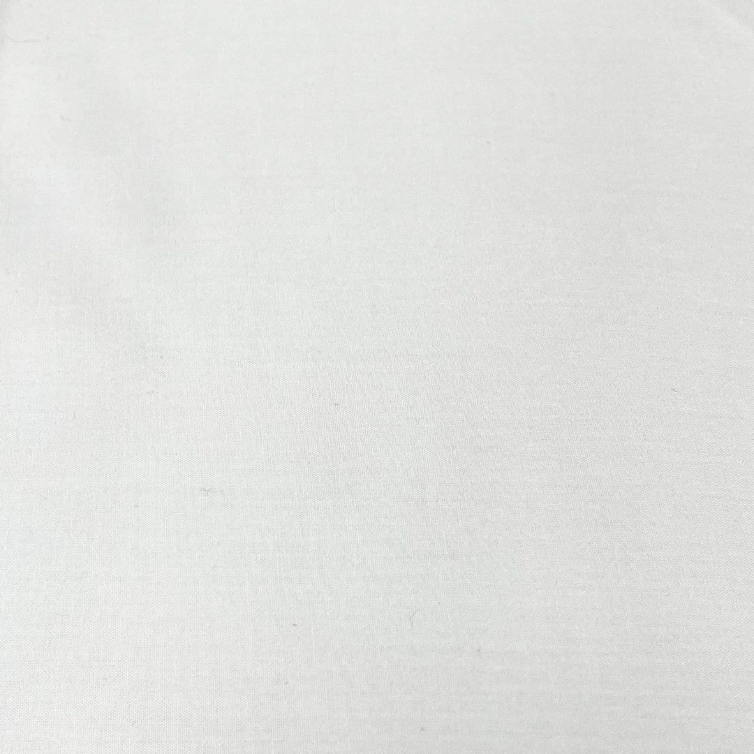 A close-up image of Imperial Batiste White fabric, displaying its texture and solid white color.