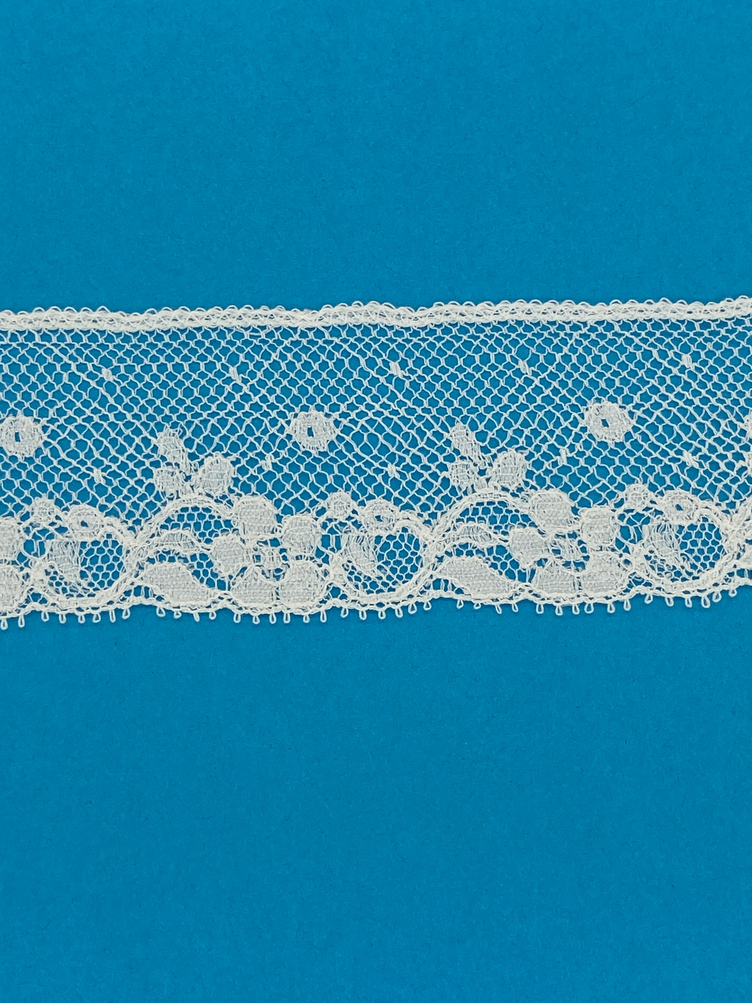 French Val Lace - White - 9974