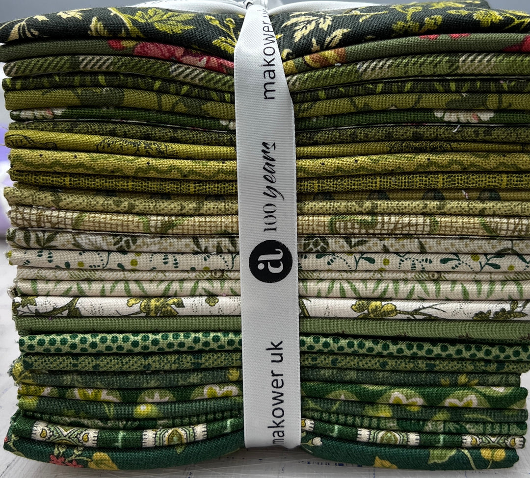 Laundry Basket Quilts - Green Thumb Fat Eighth Bundle