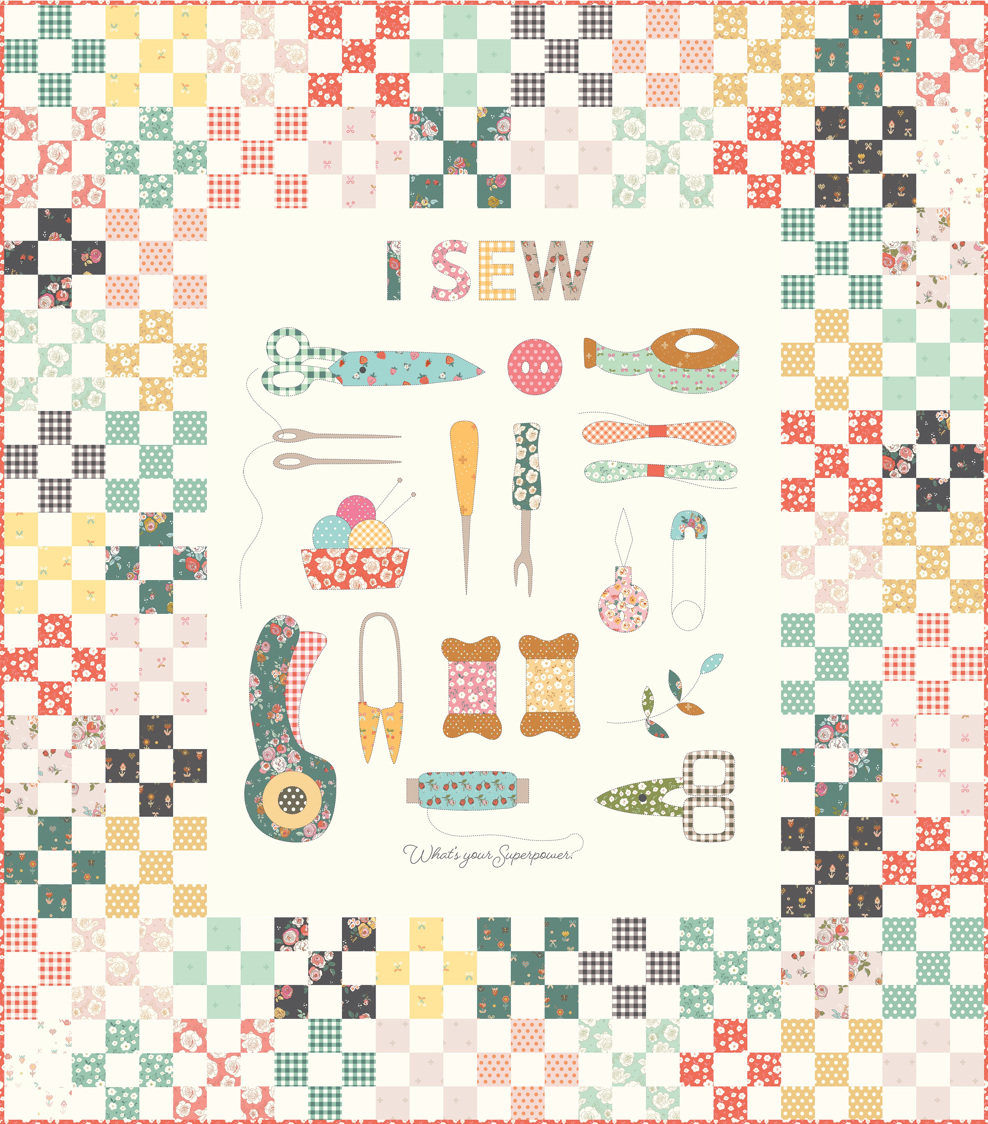 Sunsetridge I Sew Panel Boxed Quilt Kit by Minki Kim – The Sewing