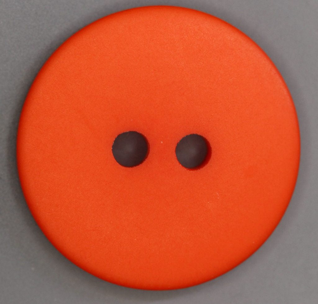 Orange button on a gray background