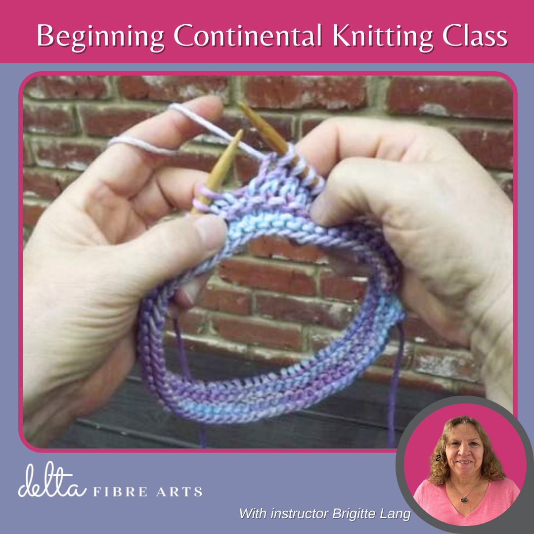 Beginning Continental Knitting-October 18-Memphis