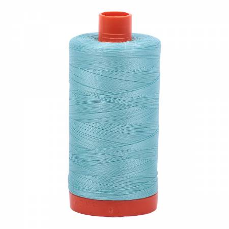 Mako Cotton Thread Solid 50wt 1422yds - Light Turquoise - A1050-5006
