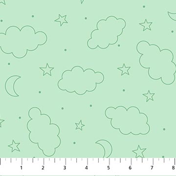 Green Dreamtime (Minky) - MK10386-65 -
