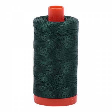 Mako Cotton Thread Solid 50wt 1422yds - Medium Spruce - A1050-2885