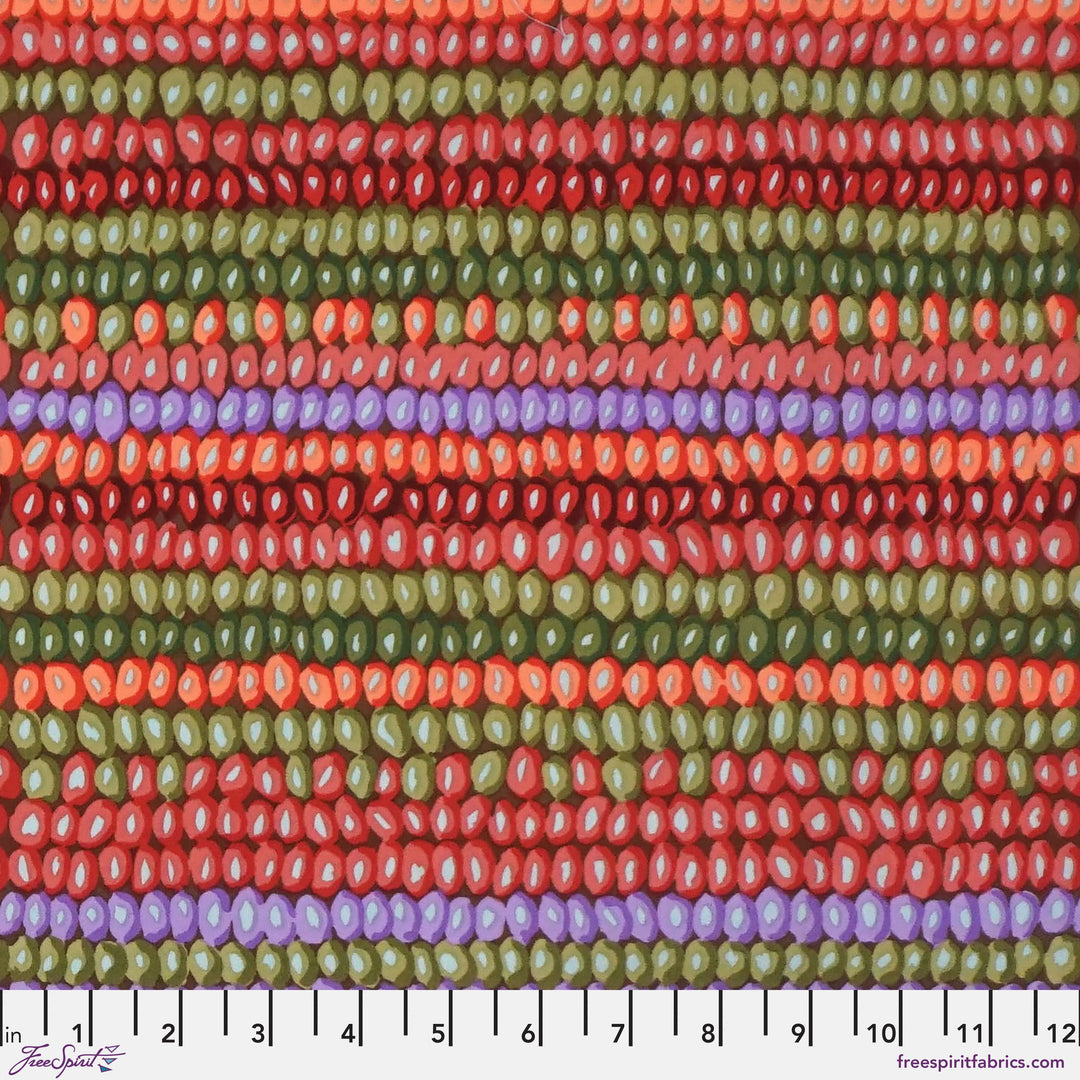 Vintage - Bead Stripe -Jungle - PWGP050.Jungle