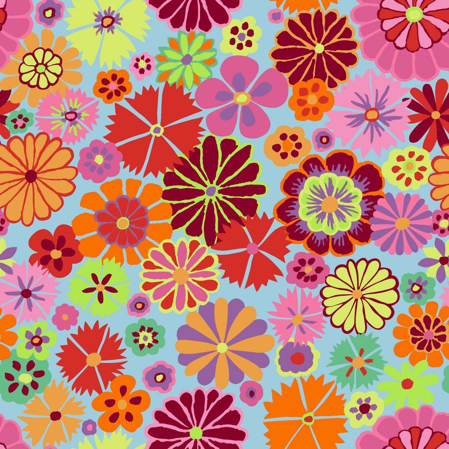 Folk Flower - Pink - PWGP204.PINK