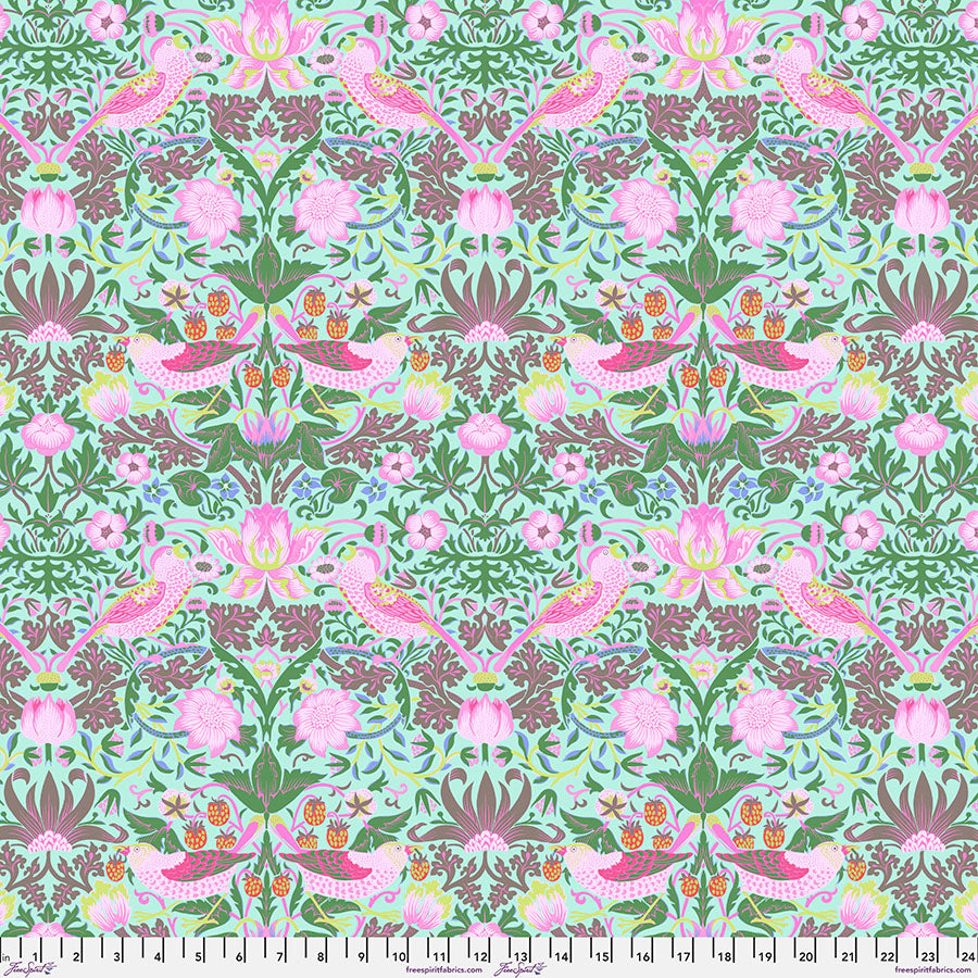 Strawberry Thief - Aqua - PWKW013.AQUA