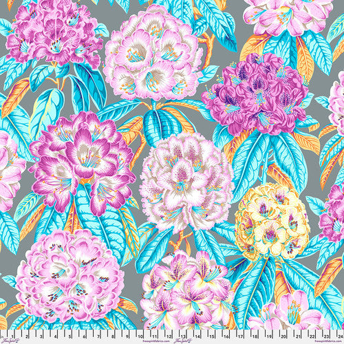 Rhododendrons - Grey - PWPJ124.GREY
