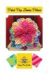 Petal Pop Zinnia Pillow Pattern- SBQ01