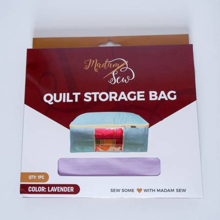 Lavender Quilt Storage Bag - QSB-LAV - Madam Sew