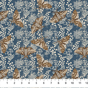 Wabi Rayon Moth Blue - R90814-46