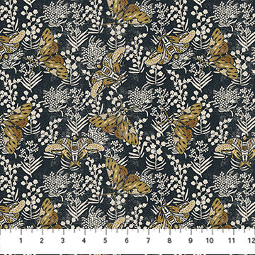 Wabi Rayon Moth Charcoal - R90814-98