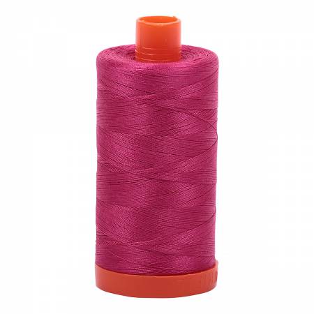 Mako Cotton Thread Solid 50wt 1422yds - Red Plum - A1050-1100
