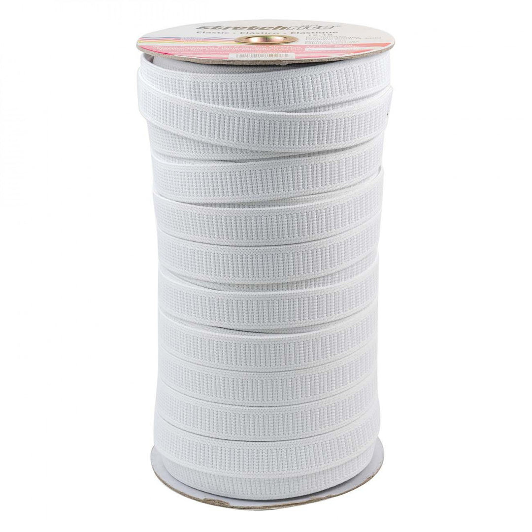 Polyester Flat Non-Roll Elastic 3/4in White - SS1102WHT