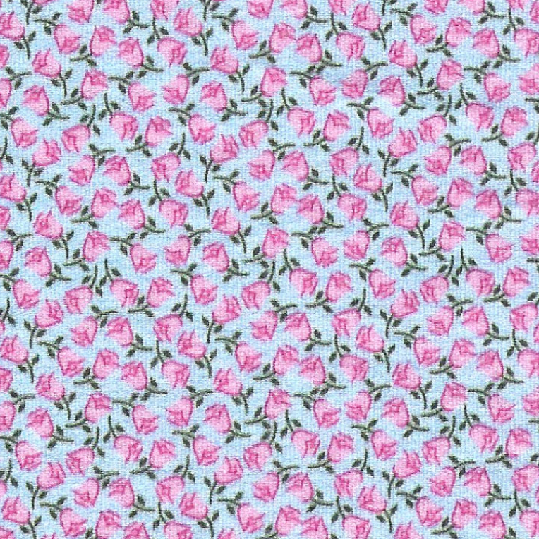 Pink, Green, and Blue Floral - #2582
