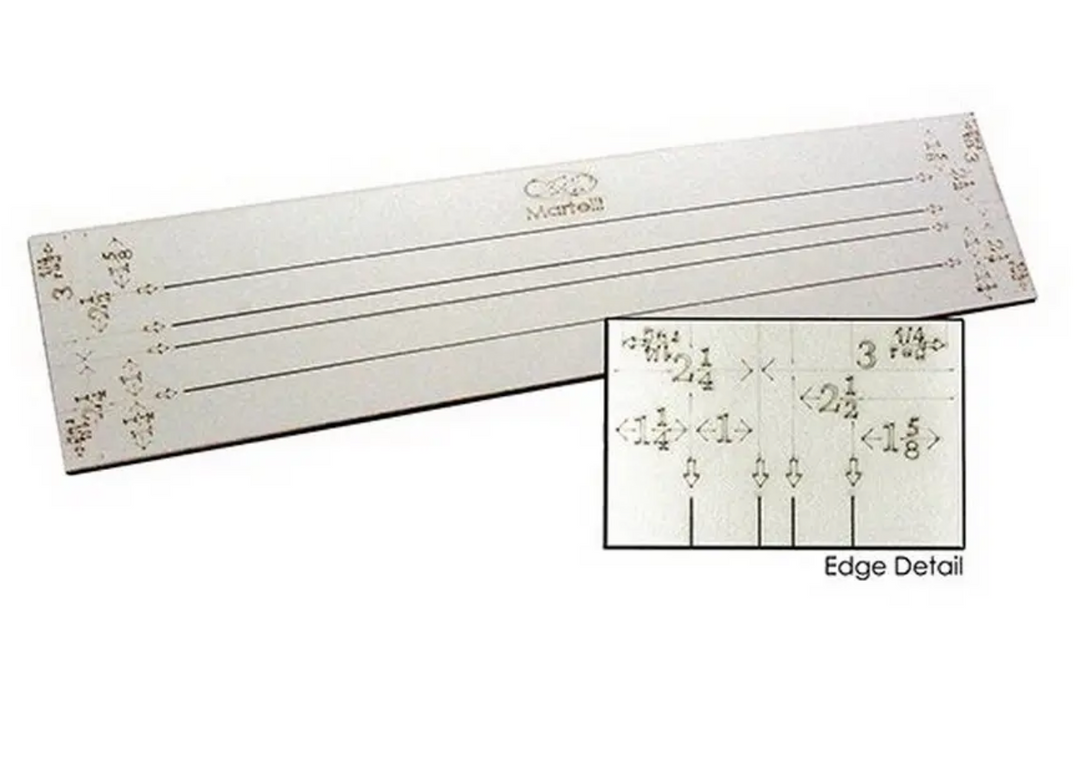 No-Slip Strip Ruler 24in - STR-12-24-S