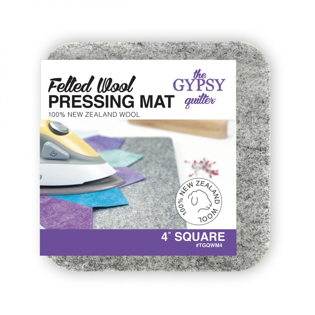 Wool Pressing Mat 4in x 4in x 1/2in Thick - TGQWM4