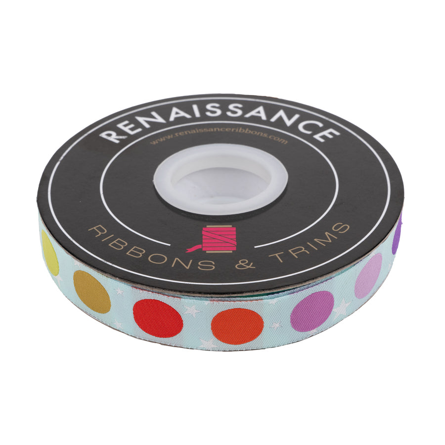 Pre-Order Tula Pink Ribbon - Disco Dot 7/8" - TK-117 - Free Spirit