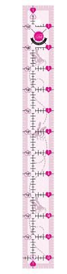 Tula Pink 1.5in x 12.5in Non Slip Bee Ruler - TP1X12