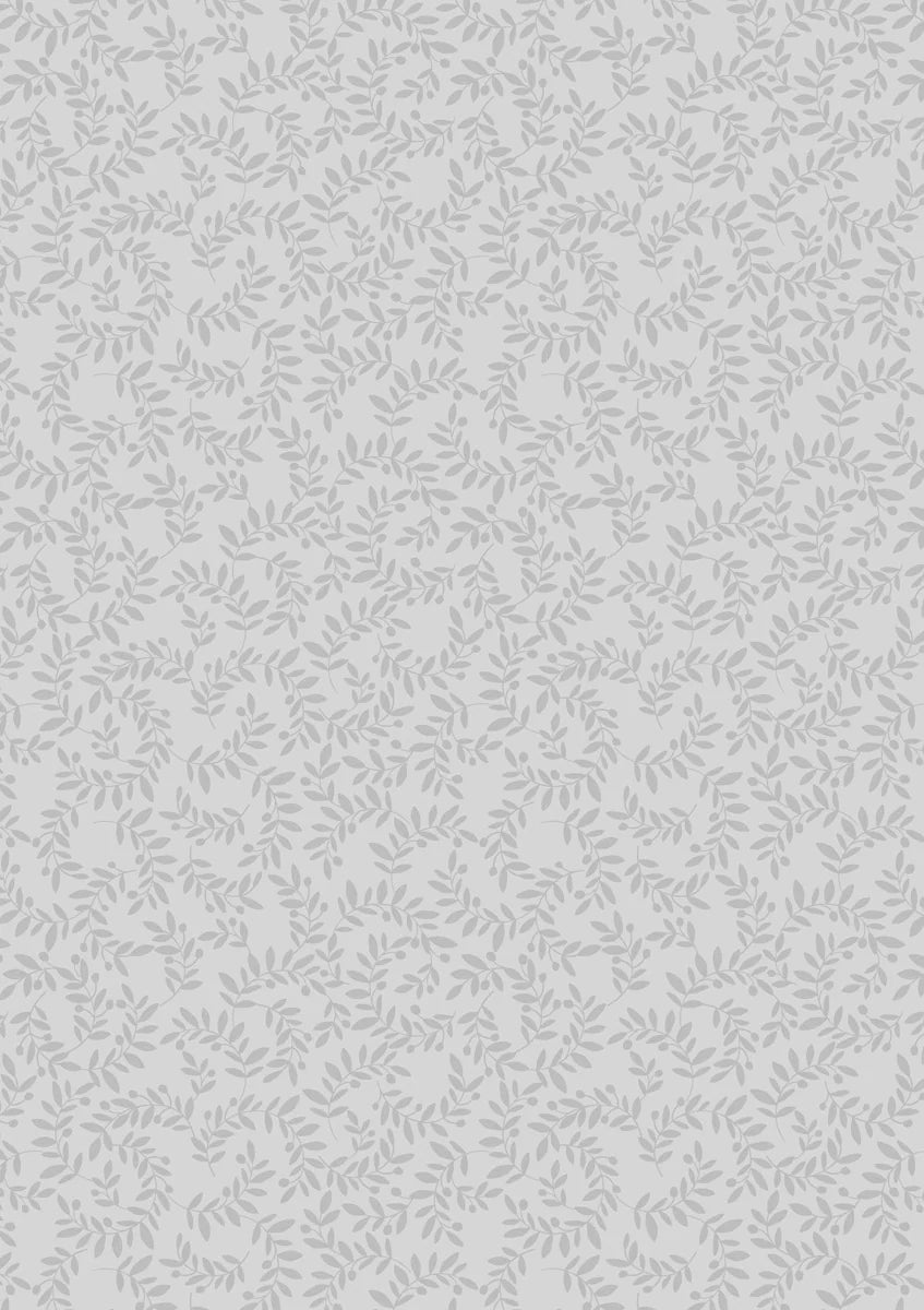 Grey on Grey Tiny Leaves - TT27C