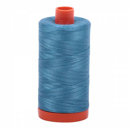 Mako Cotton Thread Solid 50wt 1422yds - Teal - A1050-2815