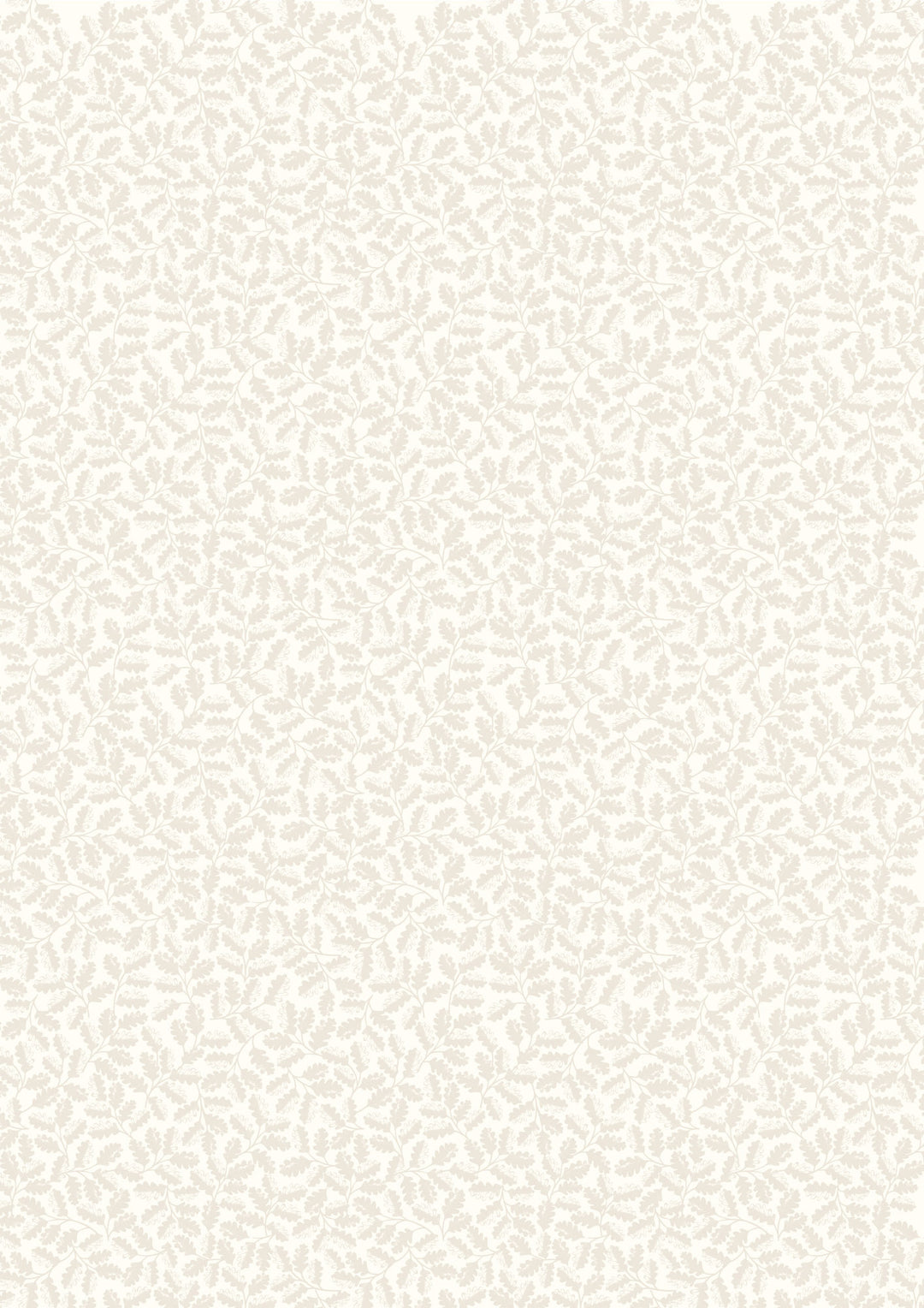 Cream fabric with cream leaves