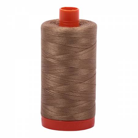 Mako Cotton Thread Solid 50wt 1422yds - Toast - A1050-6010