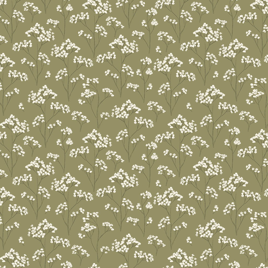 Dawn Melody - Sprigs Dark Olive - Y4239-25