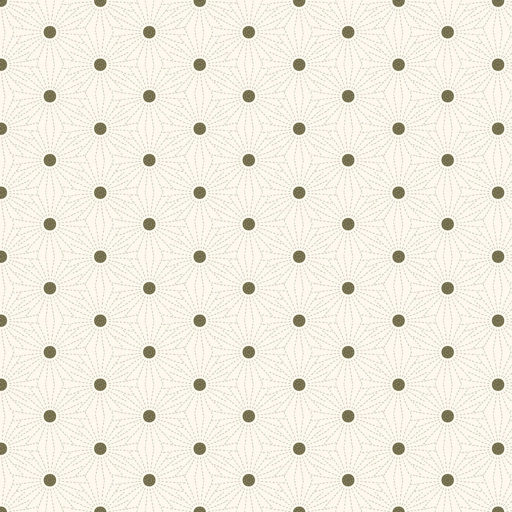 Dawn Melody - Stitchy Dot Dark Olive - Y4240-25