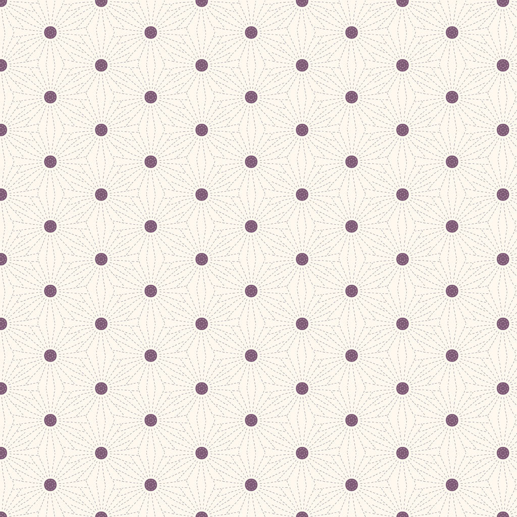 Dawn Melody - Stitchy Dot Eggplant - Y4240-45