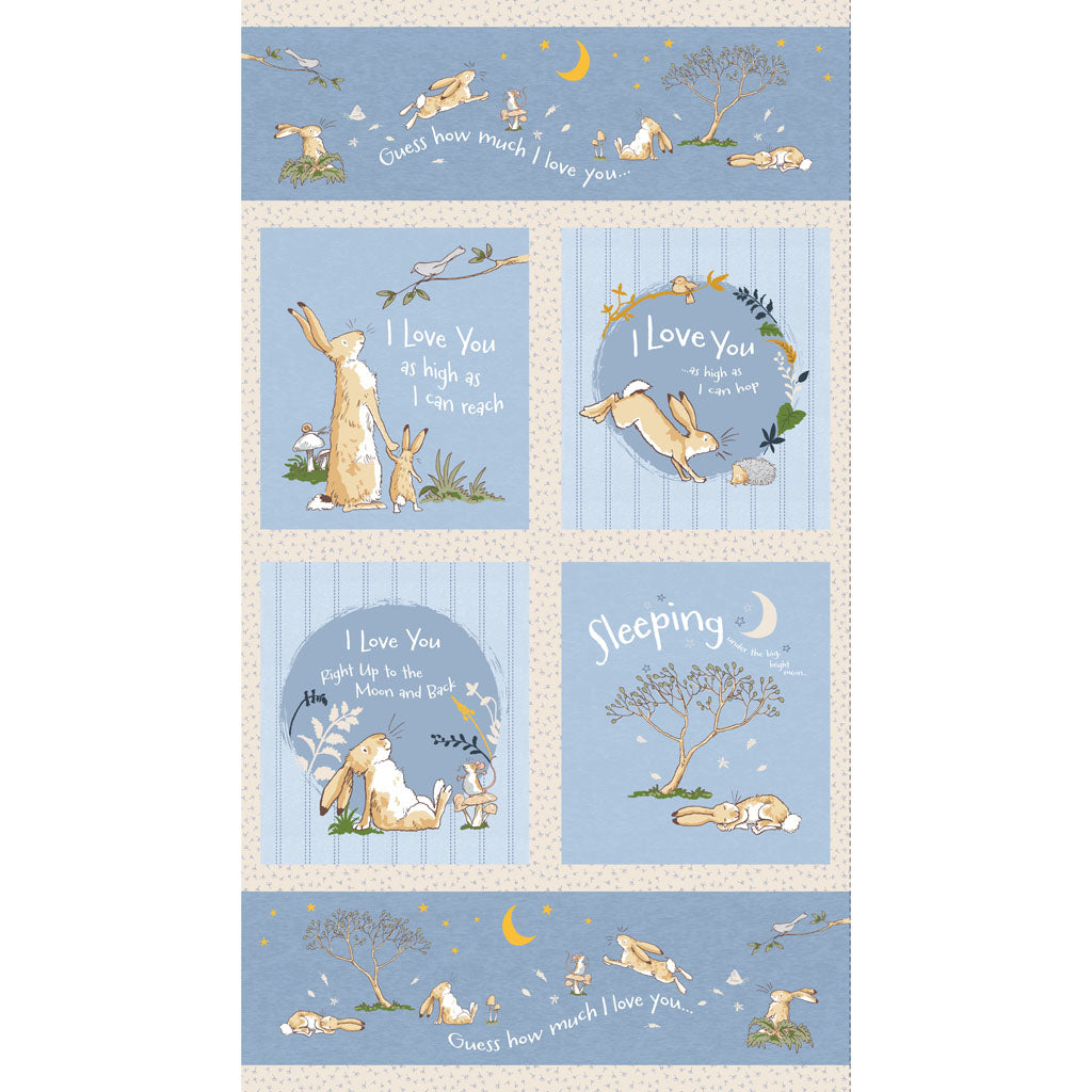 Denim Panel 24" - Y4244-88 - Guess How Much I Love You