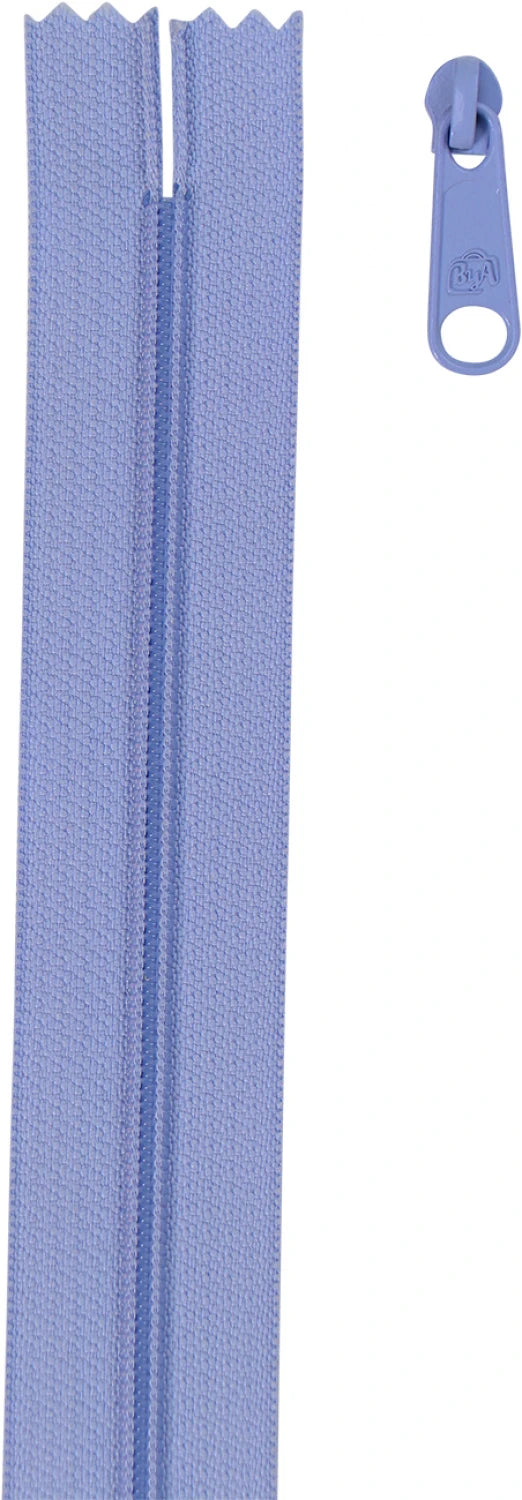 Zipper - 4 yards of 16mm #4.5 Chain & 16 Extra-Large Coordinated Pulls Lilac - ZIPYD-002