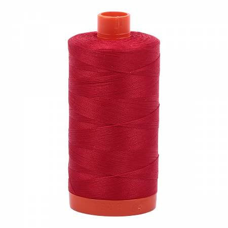 Mako Cotton Thread Solid 50wt 1422yds - Red - A1050-2250