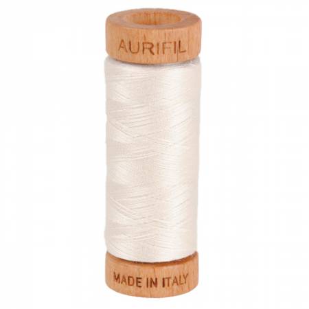 Mako Cotton Thread Solid 80wt 300yds - Muslin - A1080-2311